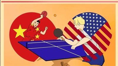 «الذكري الـ55».. هل ترمم «دبلوماسية البينغ بونغ» العلاقات المتوترة بين الصين وأمريكا؟ - الخليج الان