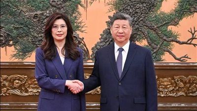 «تزامنا مع لقاء شي وزعيمة المعارضة».. تايوان ترصد تحليق طائرات حربية صينية قرب الجزيرة - الخليج الان