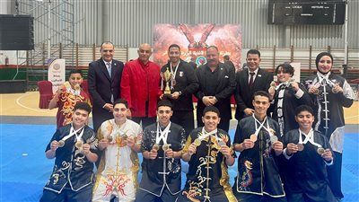 42 ميدالية تقود المؤسسة العسكرية لتصدر بطولة أفريقيا للووشو كونغ فو - الخليج الان