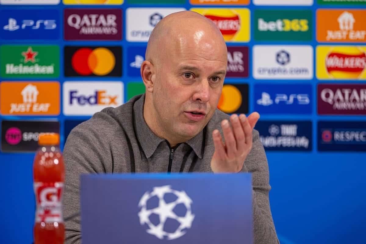 آرني سلوت مدرب ليفربول: نحتاج إلى أداء استثنائي لقلب النتيجة أمام باريس سان جيرمان في دوري أبطال أوروبا - الخليج الان