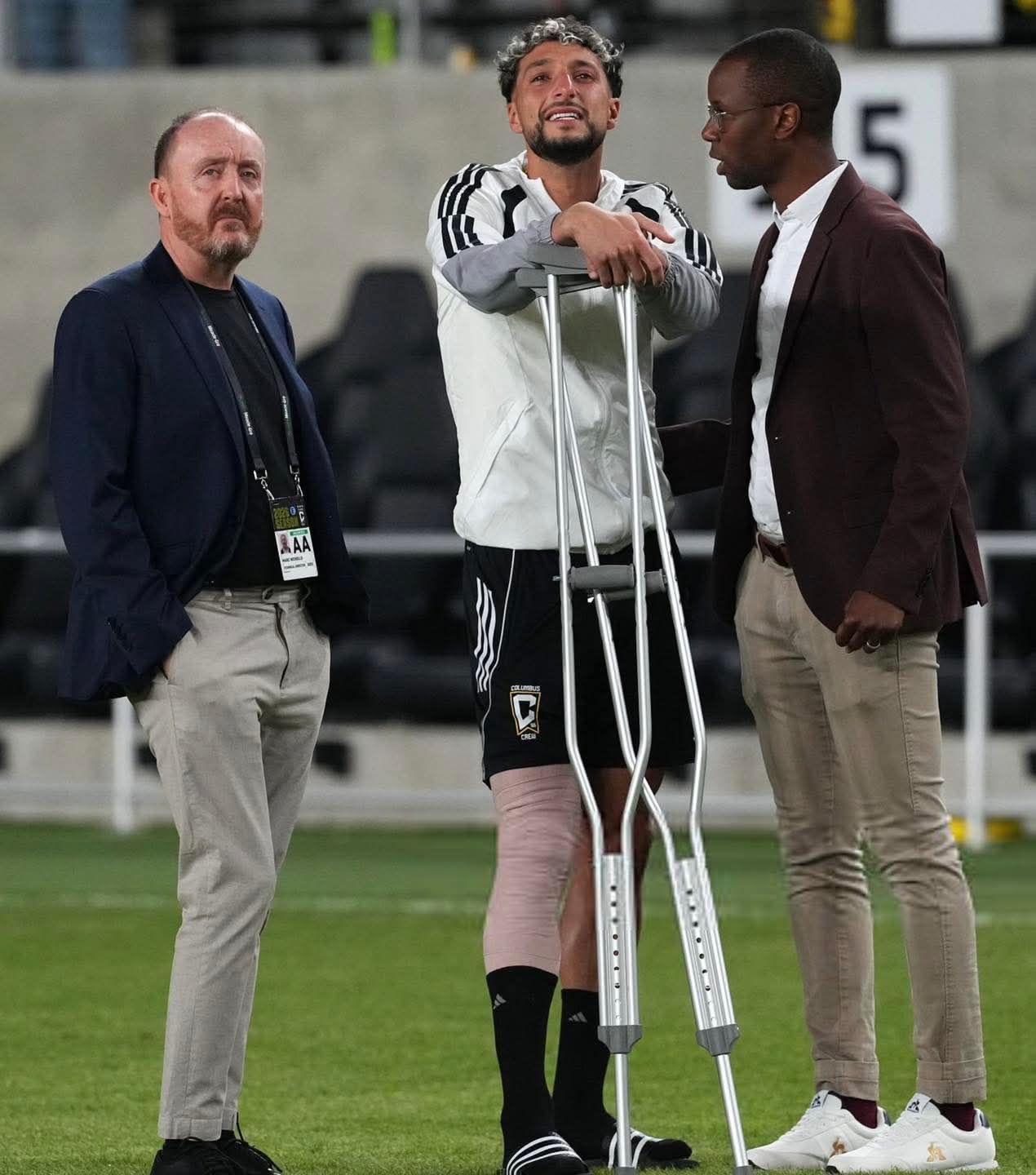 صدمة في كولومبوس كرو.. وسام أبو علي يعلن إصابته بقطع في الرباط الصليبي - الخليج الان