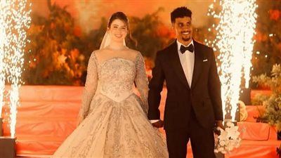 أحضان ورومانسية.. اللقطات الأولى من حفل زفاف البلوجر سلمى عبد العظيم - الخليج الان