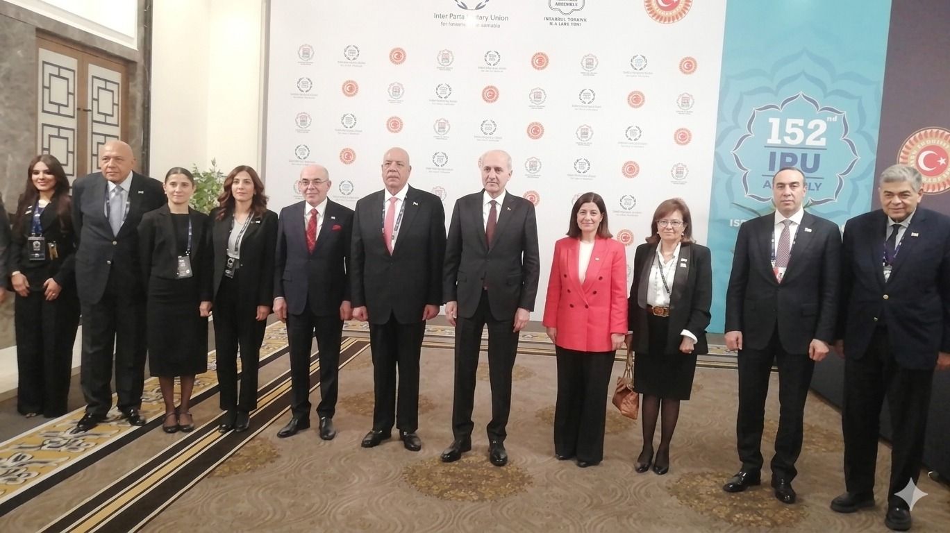 المستشار هشام بدوي رئيس مجلس النواب يلتقي رئيس الجمعية الوطنية التركية - الخليج الان