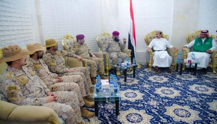 محافظ شبوة يبحث مع قيادة التحالف تعزيز الجهود لترسيخ الأمن ورفع معدلات التنمية