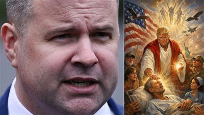 كواليس صورة ترامب المحذوفة.. "عميل الفوضى" المتهم الأول في أزمة "المسيح" - الخليج الان