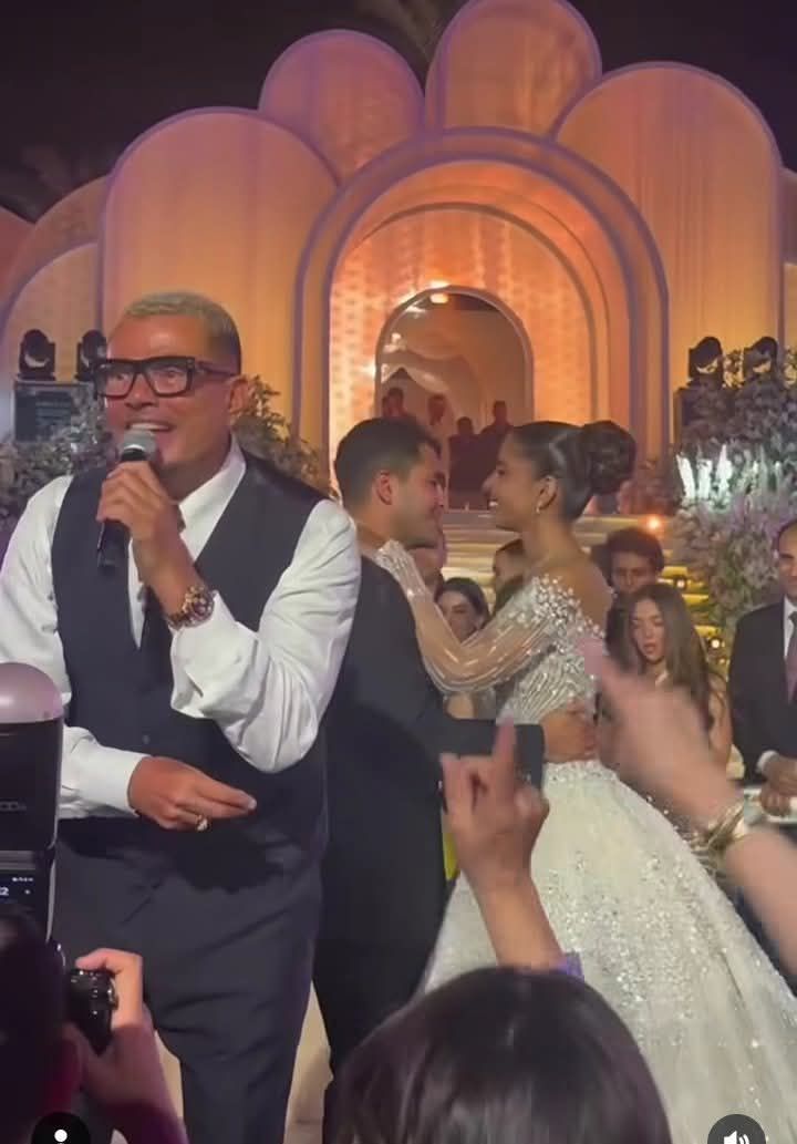 زفاف ابنة محمد السعدي.. عمرو دياب يشعل الأجواء بأغنية خطفوني - الخليج الان