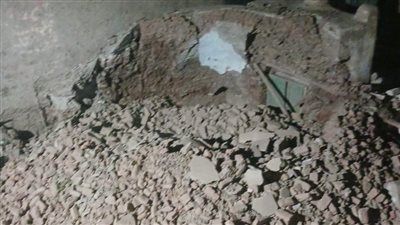 انهيار ضريح بقرية دنشواي في المنوفية وتحرك فوري لرفع أثار الهدم - الخليج الان