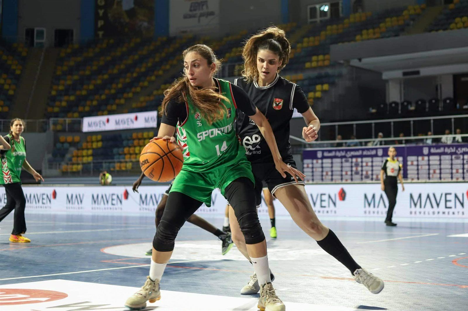 نادي سبورتنج يفوز على الأهلي ويحصد لقب نهائي كأس مصر لكرة السلة سيدات - الخليج الان