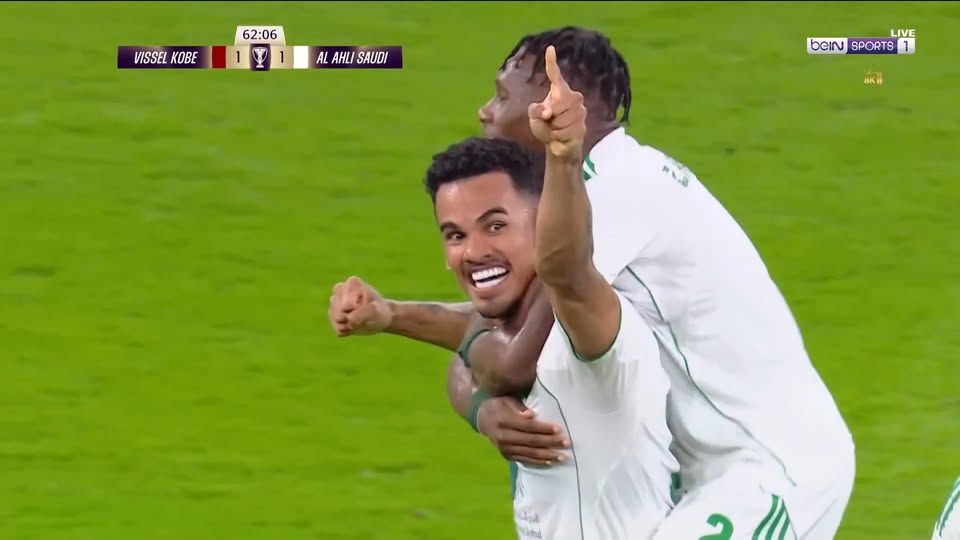 فيسيل كوبي ضد الأهلي.. ويندرسون جالينيو يسجل هدف التعادل لـ الأهلي في مرمى فيسيل كوبي بدوري أبطال آسيا للنخبة - الخليج الان