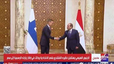 عاجل.. الرئيس السيسي يستقبل نظيره الفنلندي - الخليج الان