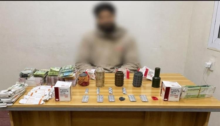 عدن.. ضبط متهم بحيازة مواد مخدرة ومتفجرات