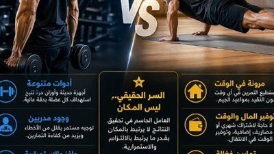 الجيم ولا البيت؟ حيرة بين الشباب.. والنتيجة تحسمها “قاعدة واحدة” مفاجئة - الخليج الان