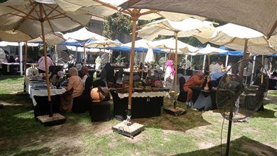 إبداع بأيادٍ مصرية.. خريجات مراكز التدريب المهني بوزارة العمل يعرضن منتجاتهن في بازار بوسط القاهرة - الخليج الان