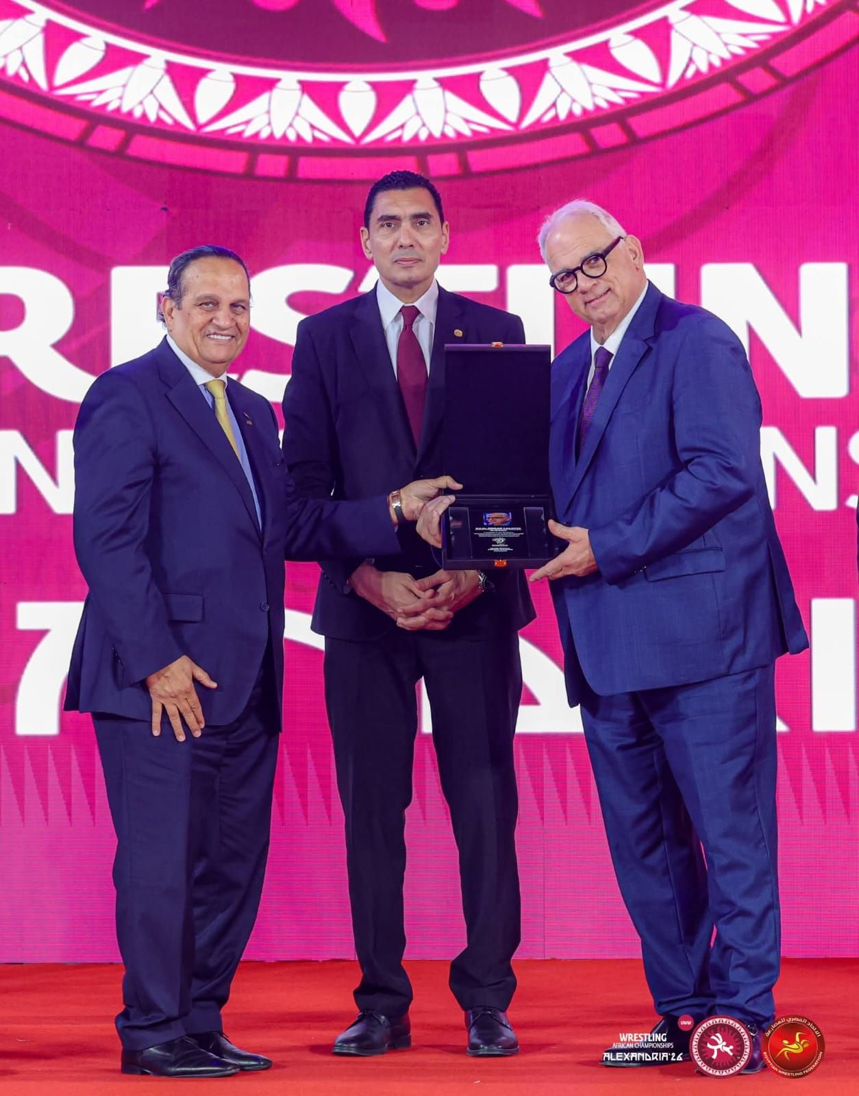 افتتاح مبهر في بطولة إفريقيا للمصارعة بالإسكندرية بحضور قيادات الرياضة - الخليج الان
