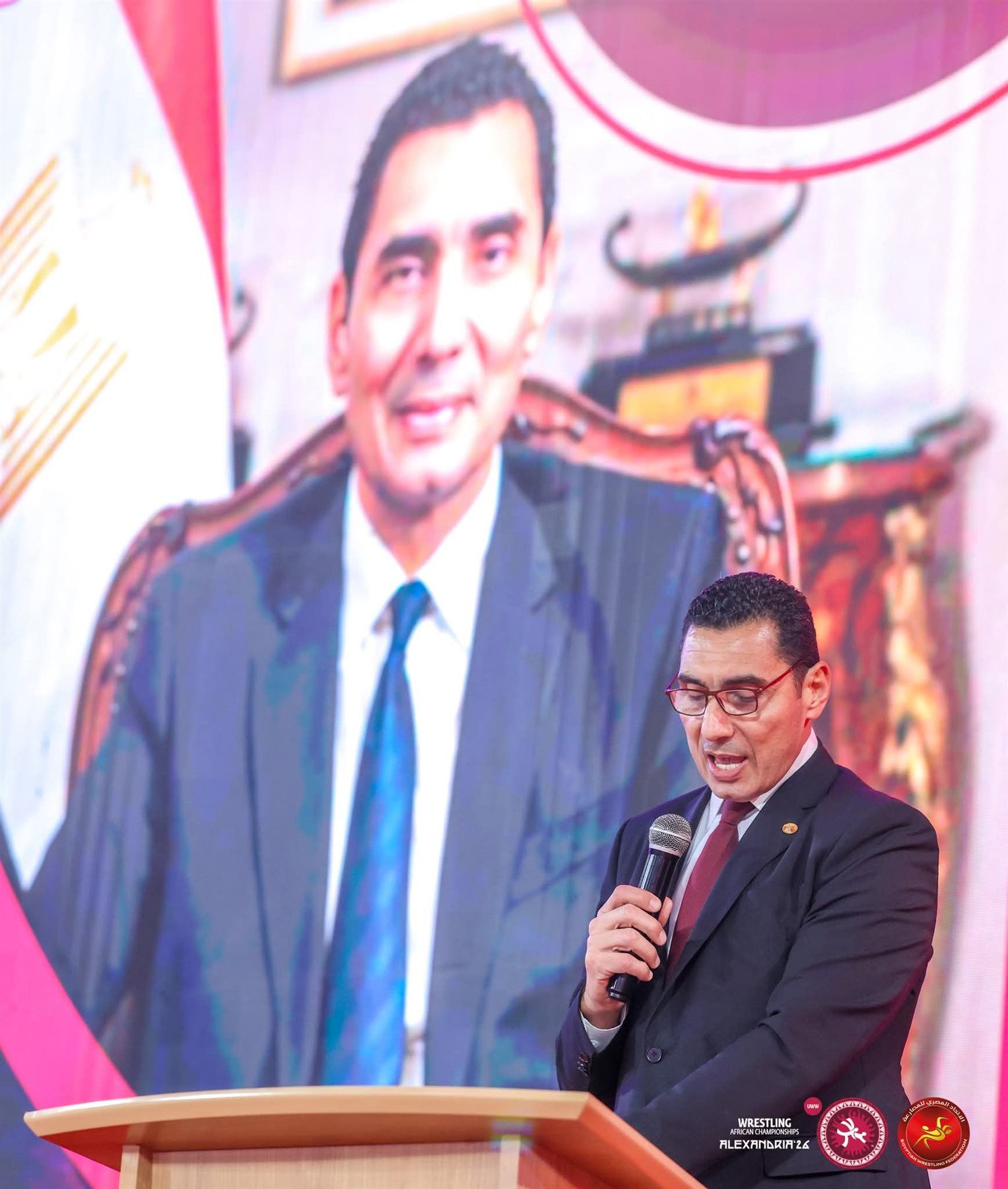 افتتاح مبهر في بطولة إفريقيا للمصارعة بالإسكندرية بحضور قيادات الرياضة - الخليج الان