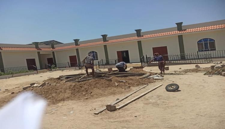 انجاز 80٪من مشروع بناء قسم الطب البيطري بكليةالزراعة بلحج