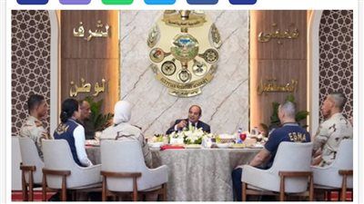 السيسي يجري حوارًا مع طلبة الأكاديمية العسكرية حول الأوضاع الداخلية والتطورات الإقليمية الراهنة - الخليج الان