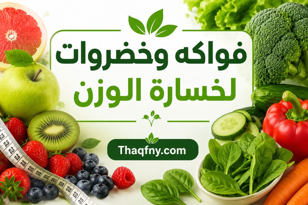 شوف فواكه وخضروات لخسارة الوزن بسرعة… نتائج ملحوظة بدون حرمان