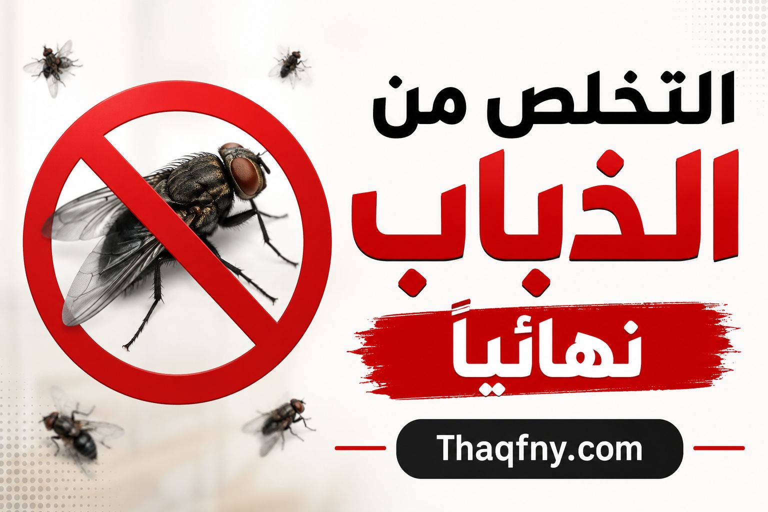 التخلص من الذباب نهائياً خلال دقائق! طرق طبيعية مضمونة 100% من أول تجربة