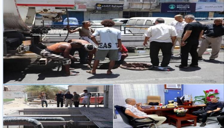 اجتماع عاجل يقرّ حلولاً فورية لإنهاء طفح مياه الصرف الصحي في شارع الشهيد مدرم بالمعلا