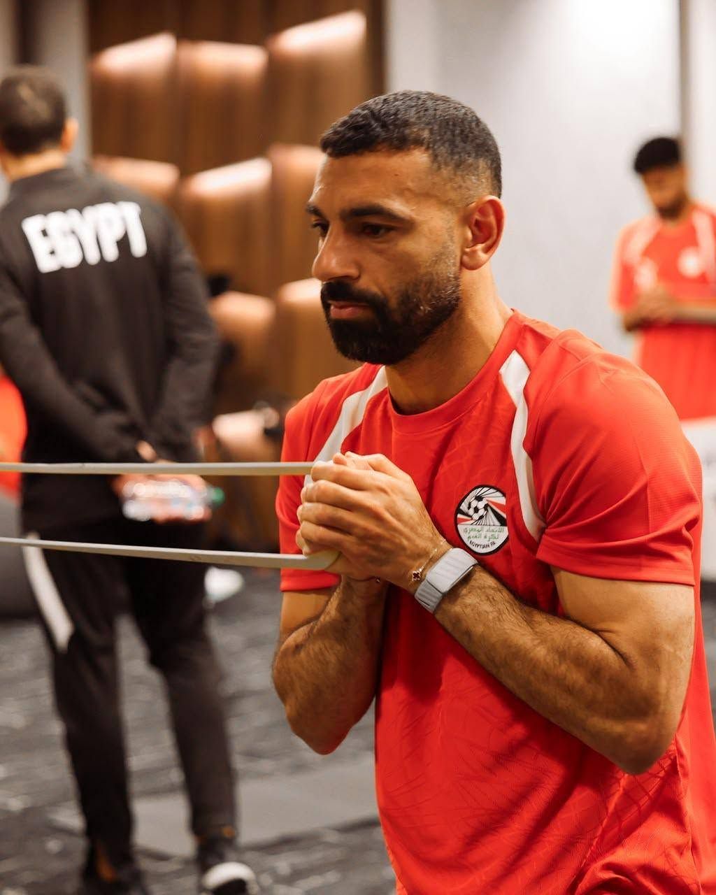تدريبات استشفائية وبدنية للاعبي منتخب مصر بفندق الإقامة بمدينة سبوكين - الخليج الان