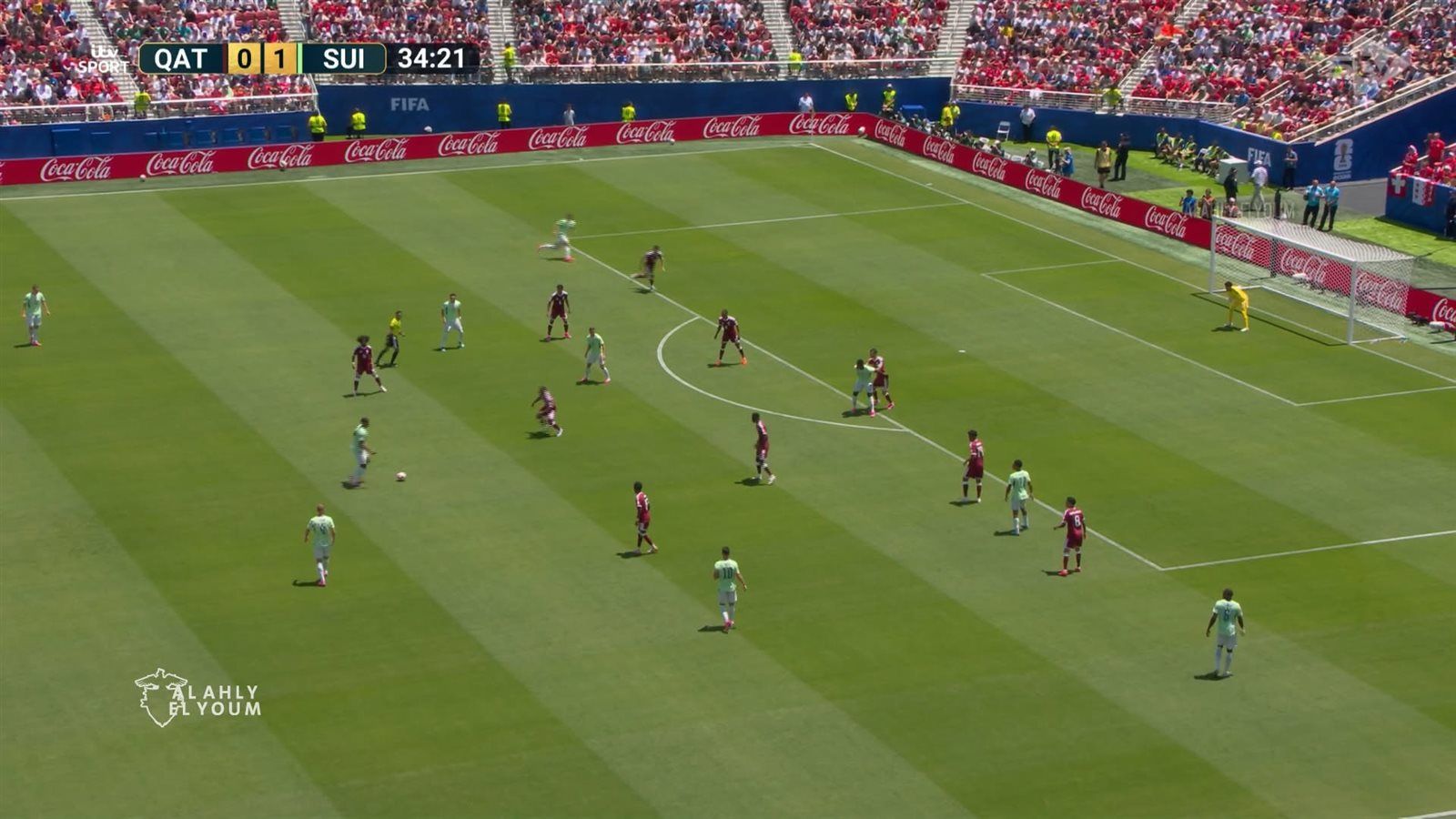 qatar vs switzerland.. ملخص اهداف ونتيجة مباراة قطر ضد سويسرا في كأس العالم بعد مرور 40 دقيقة - الخليج الان