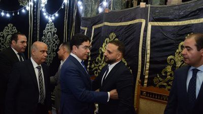 النائب ضياء الدين داوود يقدم واجب العزاء فى الصحفى مصطفى الشربينى - الخليج الان