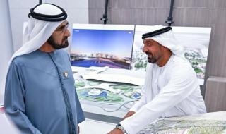 محمد بن راشد يعطي شارة البدء لإطلاق أكبر مطار في العالم يتسع إلى 260 مليون راكب