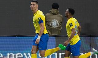 ظهره للمرمى.. رونالدو يسجل هدفًا عالميًا في الخليج (فيديو)