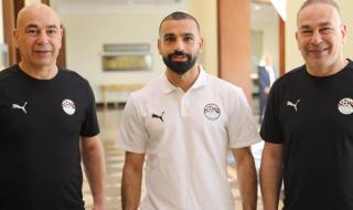 الظهور الأول لمحمد صلاح مع حسام حسن في معسكر منتخب مصر (صور)