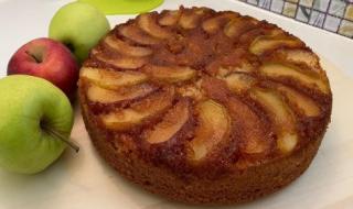 طريقة عمل كيكة التفاح بالقرفة وكريمة الكاسترد المنعشة