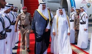 ولي عهد دولة الكويت الشقيقة يصل الدوحة للمشاركة في القمة العربية الإسلامية الطارئة - الخليج الان