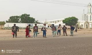 وصول اعداد من المهاجرين الافارقة الى محافظة لحج