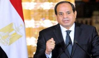 تصريحات نارية للرئيس السيسي بشأن القضية الفلسطينية