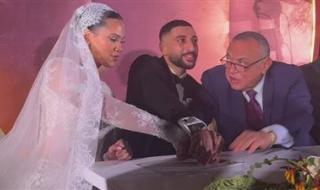 "الفرحة مش سيعاه".. لقطات من حفل زفاف نجل حنان ترك - الخليج الان