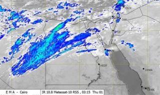 برودة شديدة وأمطار متفرقة.. الأرصاد الجوية تحذر من طقس اليوم الخميس - الخليج الان