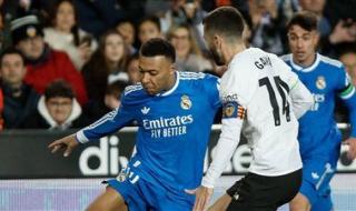 فالنسيا ضد الريال.. انطلاق الشوط الثاني من مباراة ريال مدريد وفالنسيا في الدوري الإسباني - الخليج الان