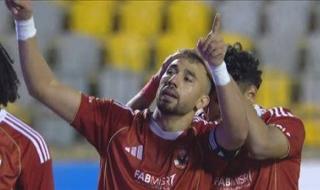 al mokawloon vs al ahly.. رأسية محمود حسن تريزيجيه تمنح الأهلي التقدم على المقاولون العرب في الشوط الأول بالدوري المصري الممتاز - الخليج الان