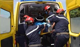 حادث انقلاب سيارة ربع نقل على طريق قنا–الأقصر - الخليج الان